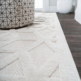 Talaia Neutral Geometric Indoor/outdoor Area Rug