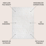 Talaia Neutral Geometric Indoor/outdoor Area Rug