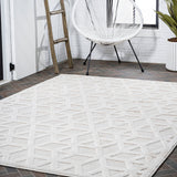 Talaia Neutral Geometric Indoor/outdoor Area Rug