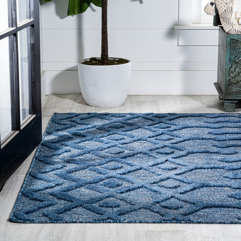 Peralta Moroccan Diamond Indoor/outdoor Area Rug