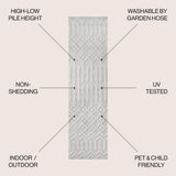Peralta Moroccan Diamond Indoor/outdoor Area Rug