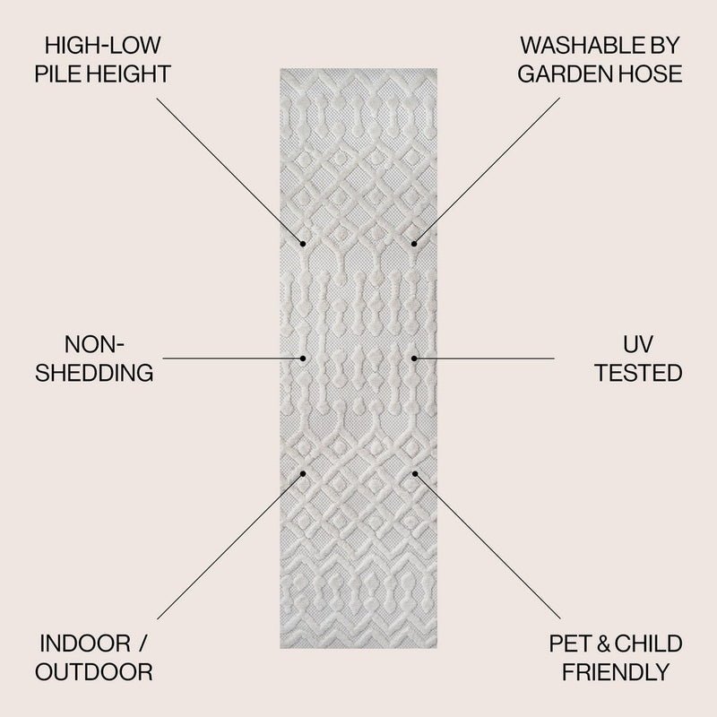 Peralta Moroccan Diamond Indoor/outdoor Area Rug
