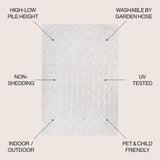 Peralta Moroccan Diamond Indoor/outdoor Area Rug