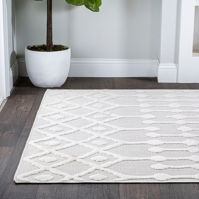 Peralta Moroccan Diamond Indoor/outdoor Area Rug