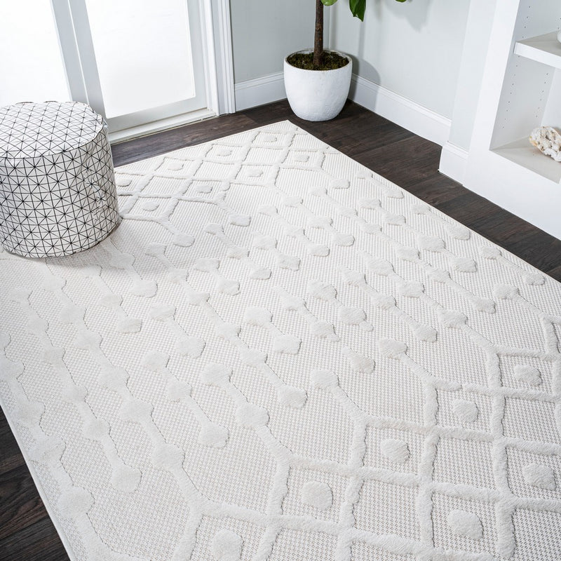 Peralta Moroccan Diamond Indoor/outdoor Area Rug