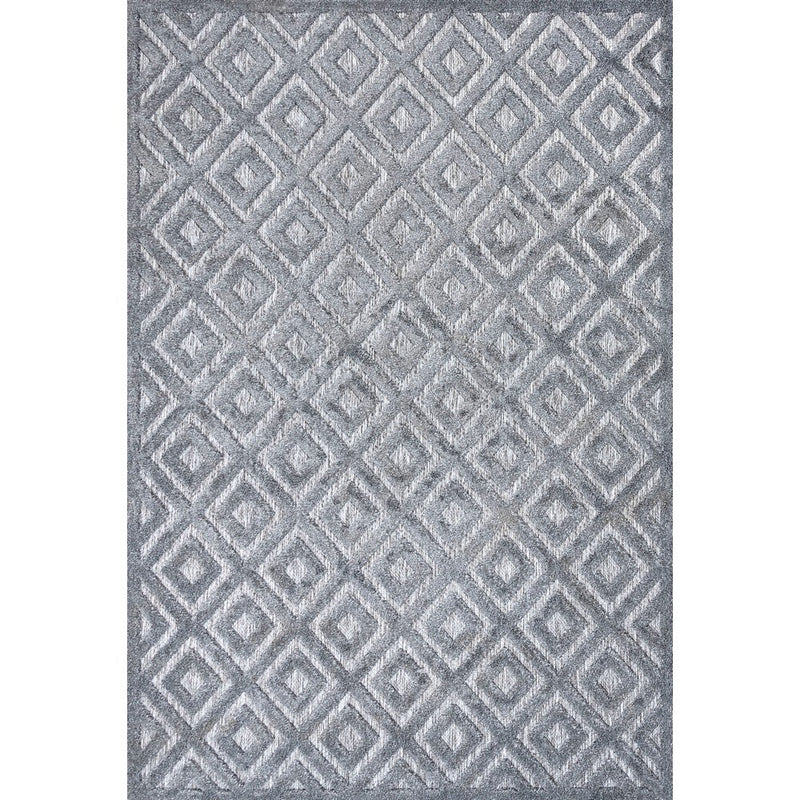 Portmany Neutral Diamond Trellis Indoor/outdoor Area Rug