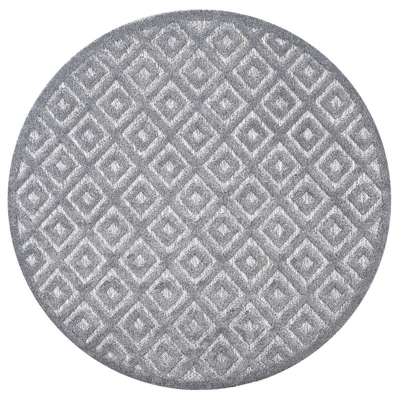 Portmany Neutral Diamond Trellis Indoor/outdoor Area Rug