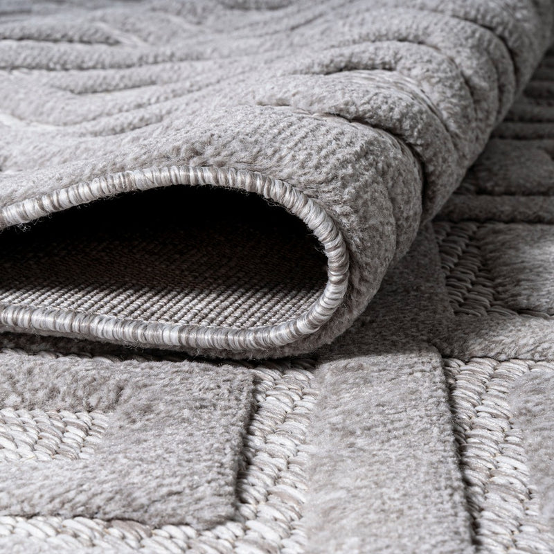 Portmany Neutral Diamond Trellis Indoor/outdoor Area Rug