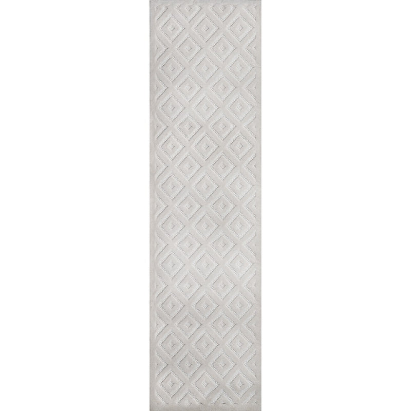 Portmany Neutral Diamond Trellis Indoor/outdoor Area Rug