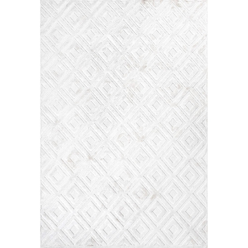 Portmany Neutral Diamond Trellis Indoor/outdoor Area Rug