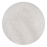 Portmany Neutral Diamond Trellis Indoor/outdoor Area Rug
