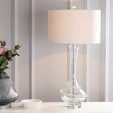 Belle 31.5" Glass LED Table Lamp - JONATHAN Y