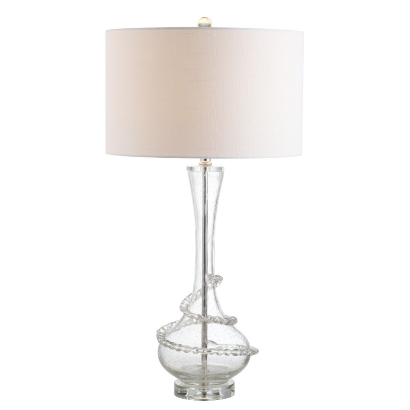 Belle 31.5" Glass LED Table Lamp - JONATHAN Y