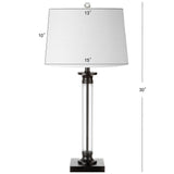 Mason 30" Glass and Metal LED Table Lamp - JONATHAN Y