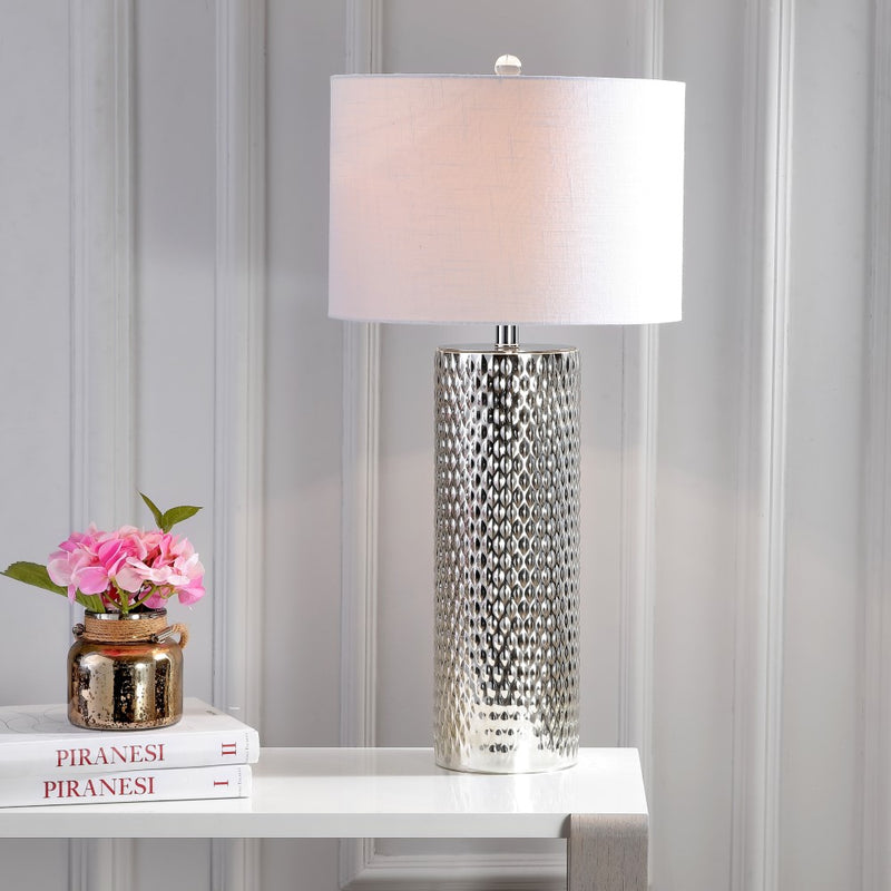 Isabella 30" Glass LED Table Lamp - JONATHAN Y