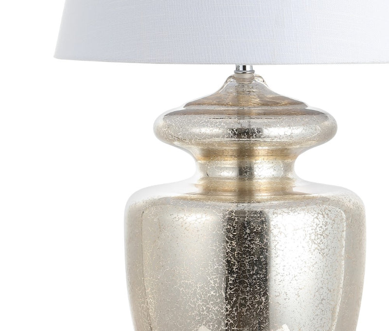 Hughes 31" Glass LED Table Lamp - JONATHAN Y