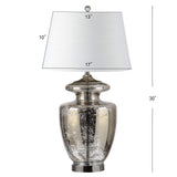 Hughes 31" Glass LED Table Lamp - JONATHAN Y
