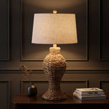 Elicia 31" Seagrass Weave LED Table Lamp Natural – AI-ON