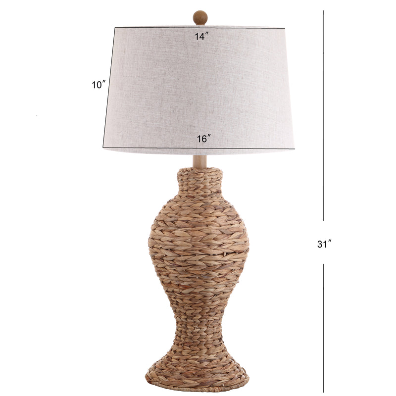 Elicia 31" Seagrass Weave LED Table Lamp