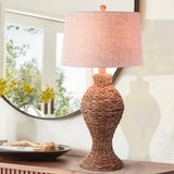 Elicia 31" Seagrass Weave LED Table Lamp