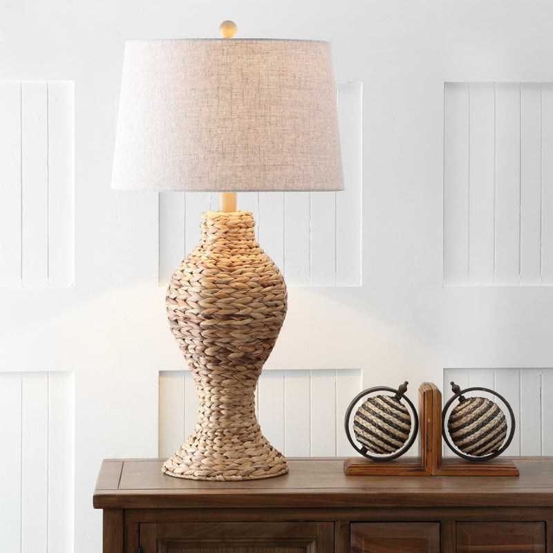 Elicia 31" Seagrass Weave LED Table Lamp