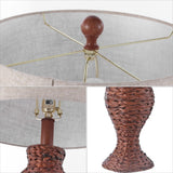 Elicia 31" Seagrass Weave LED Table Lamp