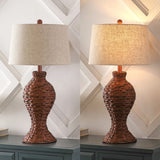 Elicia 31" Seagrass Weave LED Table Lamp