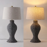Elicia 31" Seagrass Weave LED Table Lamp