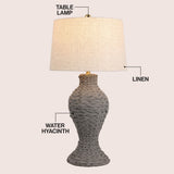 Elicia 31" Seagrass Weave LED Table Lamp