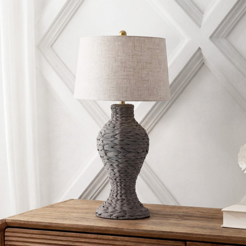 Elicia 31" Seagrass Weave LED Table Lamp