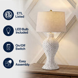 Elicia 31" Seagrass Weave LED Table Lamp