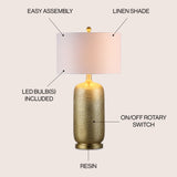 Sophia 30" Resin LED Table Lamp - JONATHAN Y