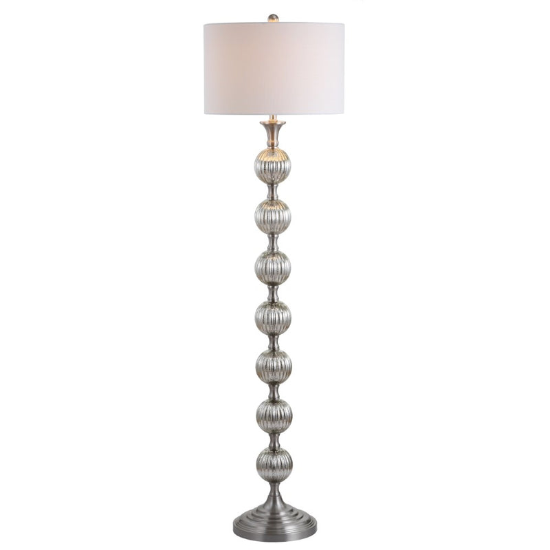 Oslo 60.5" Glass/Metal LED Floor Lamp