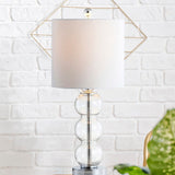 February 21" Glass/Metal LED Table Lamp