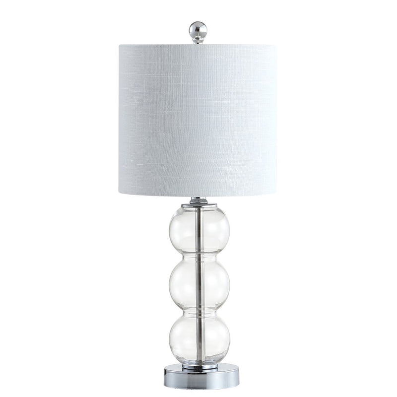 February 21" Glass/Metal LED Table Lamp