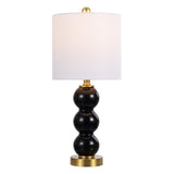 February 21" Glass/Metal LED Table Lamp