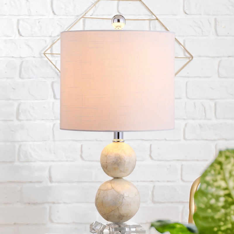 Bailey 19" Seashell LED Table Lamp - JONATHAN Y