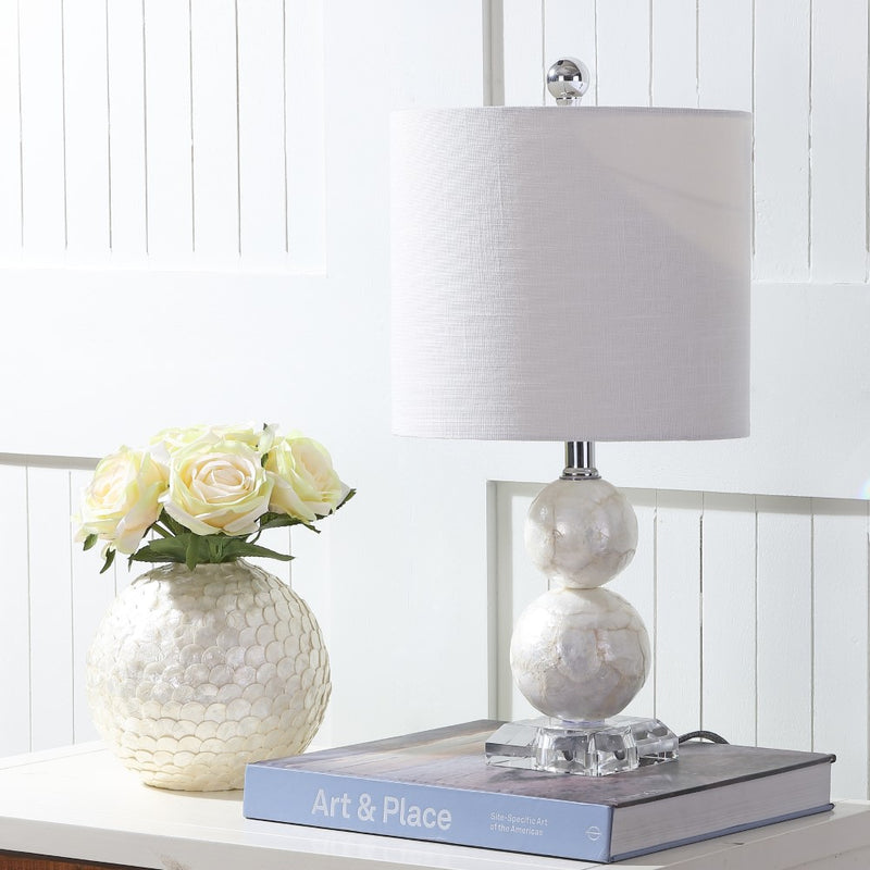 Bailey 19" Seashell LED Table Lamp - JONATHAN Y