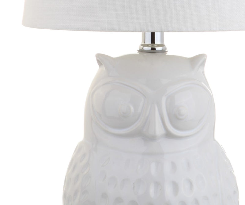 Hoot 20.5" Ceramic Mini LED Table Lamp - JONATHAN Y