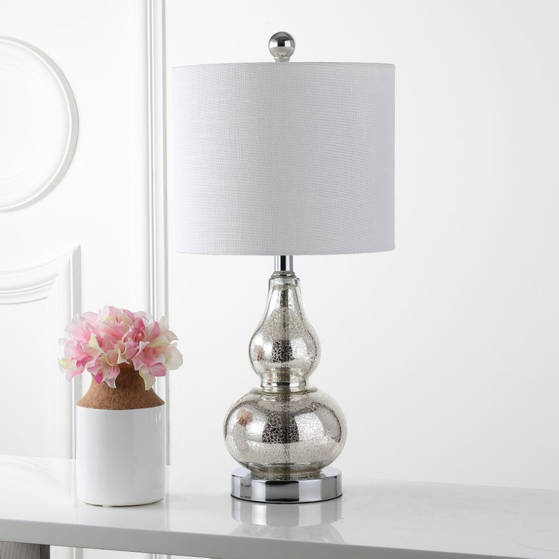 Anya 20.5" Mini Glass LED Table Lamp - JONATHAN Y