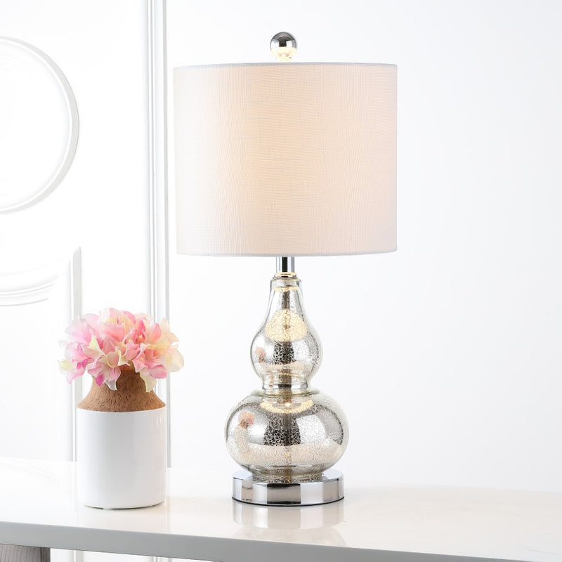 Anya 20.5" Mini Glass LED Table Lamp - JONATHAN Y