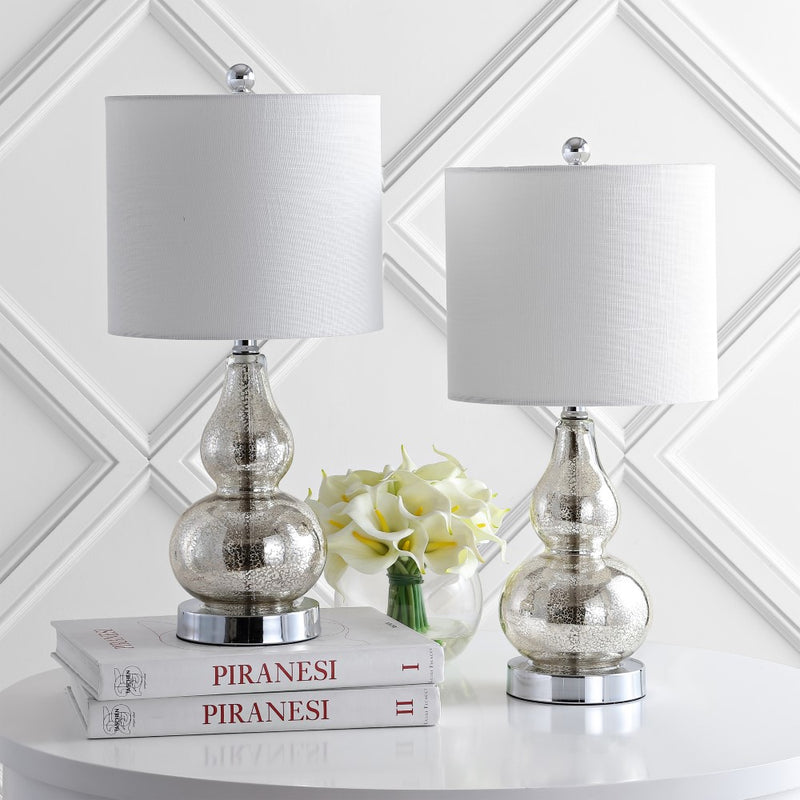 Anya 20.5" Mini Glass LED Table Lamp