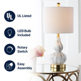 Anya 20.5" Mini Glass LED Table Lamp