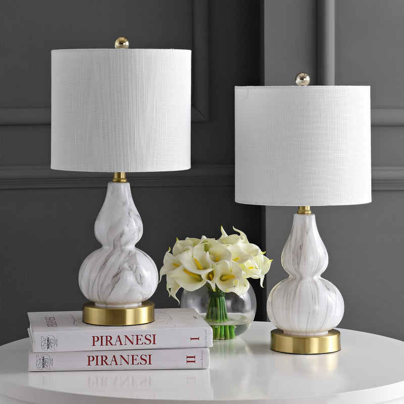 Anya 20.5" Mini Glass LED Table Lamp