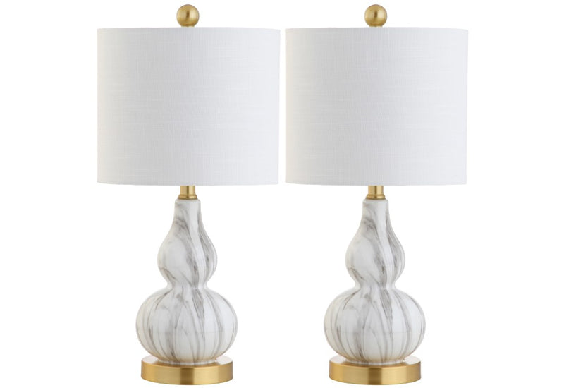 Anya 20.5" Mini Glass LED Table Lamp