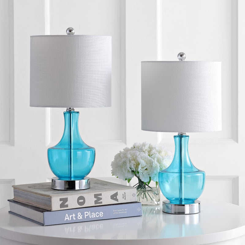 Colette 20" Mini Glass LED Table Lamp
