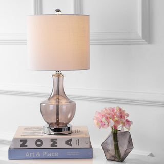 Colette 20" Mini Glass LED Table Lamp - JONATHAN Y