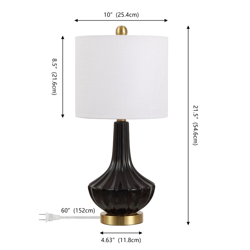 Parker 21.5" Ceramic Mini LED Table Lamp