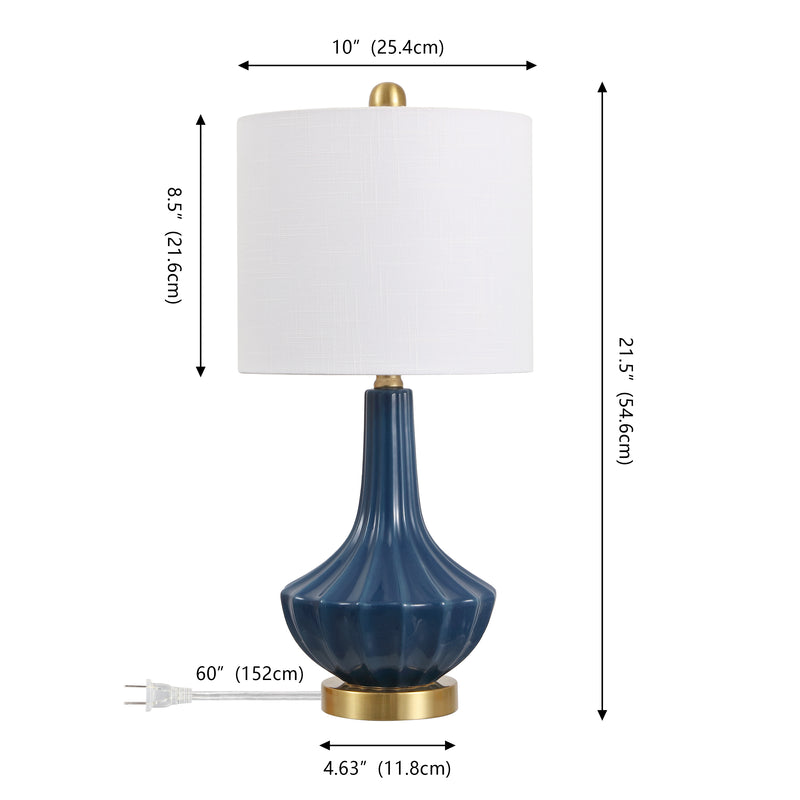 Parker 21.5" Ceramic Mini LED Table Lamp