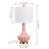 Parker 21.5" Ceramic Mini LED Table Lamp